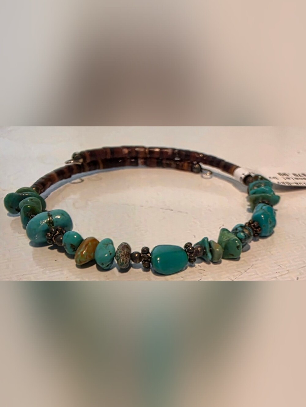 Native Bay Turquoise Nuggets Wrap Bracelet NWT - Picture 5 of 8